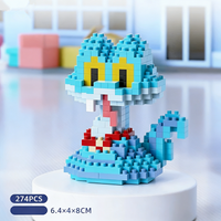 Kawaii Zootopia Micro Building Blocks Nick Gary Benjamin Flash Finnick Figure Model Assembled Brick Toys For Kids Sants Gift