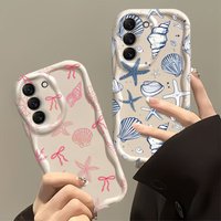 Case for Samsung Galaxy S26 S24 S25 Ultra S23 S22 Plus FE A57 A37 A17 A56 A36 A16 A06 A15 A35 A55 Colorful Marine Organism Cover