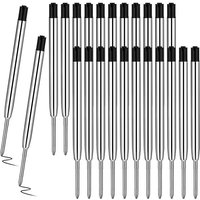 10/20/30/40/50/60pcs Ballpoint Pen Refills For Parker Pens Medium Point Blue Black Ink Rods For Writing Office Stationery