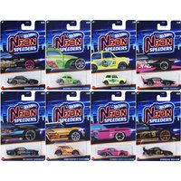 Hot wheels 1:64 NEON SPEEDERS NISSAN s13 r35 golf bmw m2 ford focus mini cooper civic dodge rally HLH72 diecast car models