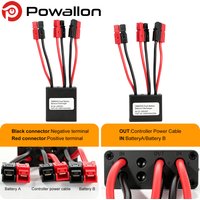 Dual Battery Parallel Balance Module 30A 40A Ebike Dual Battery Discharge Adapter Electric Bike Conversion Splitter Connector Fo