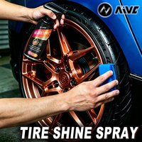 Tire Shine Spray Plastic Coating Plastic Rubber Polishing Brightener Auto Wheel Restorer Agent Spray Vehicle Tire Refurbishment
