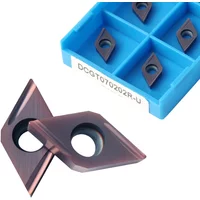 DCGT070202 DCGT070204 DCGT11T302 DCGT11T304 R-U L-USingle‑sided Finishing Grooving Insert for Stainless Stee