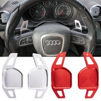 New Steering Wheel Paddle Shifter Extension DSG For Audi A4 B8 A3 8P S3 A5 A6 S6 C6 Q5 A8 R8 TTS MK2 8J Avant Car Styling