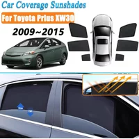 For Toyota Prius XW30 Accessories 2009~2015 2011 2012 2013 Magnetic Car Sunshade Shield Windshield Curtain Side Window Sun Shade