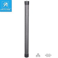 ARTCISE 8 Layers Carbon Fiber Center Column Extender 32.5mm Tube Extension Pole Rod Stick for Tripod Monopod DSLR Camera