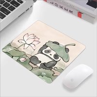 Cute Panda Design Mouse Pad PC Gaming Laptops Mousepad Gamer Carpet Keyboard Mat Desk Protector Anime Cartoon Mause Pads 18X22CM