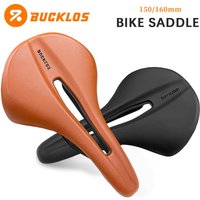 AliExpress BUCKLOS Vacuum Bicycle Saddle 150mm 160mm Road MTB Seat Cushion Comfortable Hollow Exercise Bike Saddle for Men and Women