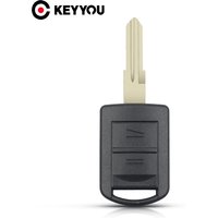 KEYYOU 2 Buttons Remote Car Key For Opel Vauxhall Corsa C Meriva Astra Combo Agila Auto Key Fob HU43/HU100/HU46/YM28 Blade