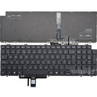 UK/Spanish/AZERTY Backlit Keyboard for Dell Latitude 5550 5540 5531 5530 3550 3540,Precision 3590 3591 3580 3581 7770 7780 P114F