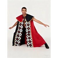 2026 New Alice's Adventures in Wonderland Red Heart Spades Queen Cloak Halloween Stage Performance Dress