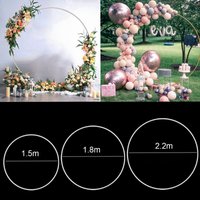 Arche à Ballons Circulaire de 2m, Support en Forme d'Anneau, Couronne Ronde, Nministériels d de Ballons, Décor de ixd'Anniversaire, Mariage, PréChristophe, Arrière-Plan