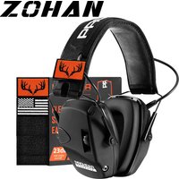 ZOHAN Electronic Shooting Earmuffs Active Noise Cancelling Ear Protectors Hearing Protection Gear NRR 23dB for Range Hunting