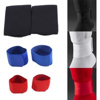 2025 New 2PCS Shin Guard Fixed Bandage Tape, Adjustable Elastic Wrap to Prevent Drop Off, Soccer Football Leg Pads Safety Strap
