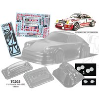 High quality 1982 911 Rally1/10 drift RC PC body shell lampshade 190mm width drift body shell RC hsp hpi trax Tamiya