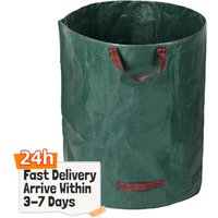 Foldable Leaf Grass Container Large Capacity Reusable Trash Storage Container Waterproof PP Woven Bag for Lawn Yard Pool