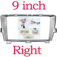 9 Inch Car Radio Fascia Fit for Toyota Prius 2010 Stereo Panel Audio Refit Installation Surround Trim Frame Dash Kit Facia Cover