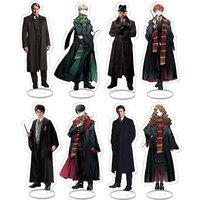 Anime Harry Potter Hermin Granger Creative Campus Acrylic Keychain Figure Display Children Pendant Decoration Stand Model Plate