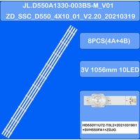 LED Backlight strip for 55A6BG 55A63H 55A65GV ZD_SSC_D550_4X10_01_V2.20 20210319 HD550Y1U72-T0L2+2021031901+SVH550FA1+ZDJG