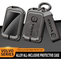 Zine Alloy Car Styling Key Case Shell Cover Holder Protector For Volvo XC60 XC40 XC90 S90 V60 S60 V90 C40 Polestar 1 2 Accessory