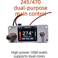 Welding Table for C245 C470 Dual Use 2-inch Curved Screen Soldering Stations Main Control PID Curve Temperature Control Solder