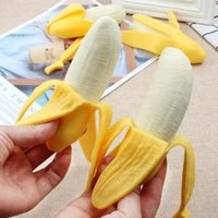 Anxiety Relief Banana Squeeze Toy Slow Rebound Simulated Banana Stretchy Banana Toy Sensory Toys Fidget Toys