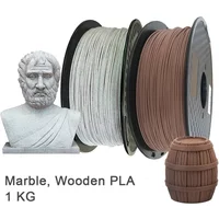 1.75mm PLA Filament 1kg Marble Wooden Golden Silver Material Sublimation 3D Printer Extruder Filament PLA