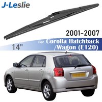 14" Rear Wiper Blade For Toyota Corolla Hatchback Wagon E120 2001-2007 Windshield Windscreen Wipers Washer Window Rain Brushes