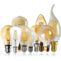 2PCS E27 E14 B22 Retro Edison Light Bulb 220V A60 G45 ST64 G80 G95 G125 Filament Vintage Ampoule Incandescent Bulb Edison Lamp