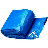 Swimming Pool Cover Rectangle Ground Pool Protector PVC Waterproof Dust-proof Rain Cloth, 260x170cm