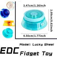 idget spinner,magnetic click coins,button-pressing toy,relieve stress anxiety ADHD,kinetic spinning desk toy,five color combinat