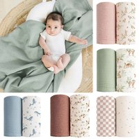 1PC Muslin Swaddle Blankets 100x100cm Soft Breathable Receiving Blanket for Newborn Boys and Girls Multipurpose Swaddling Wraps