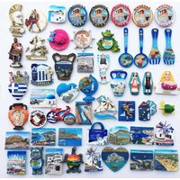 Greece 3D Fridge Magnets Tourism Souvenir Resin Refrigerator Magnets Sticker Collection Handicraft Gift Decoration Articles