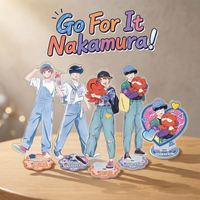 Go For It Nakamura! Octopus Float Ver 15CM Double Sided Acrylic Stand Keychain 2026 New Anime Stand Okuto Aiki Desk Decor Gift