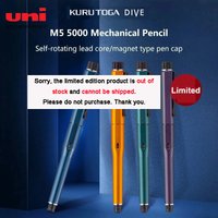 Japan Uni Limited Mechanical Pencils, KuruToga Dive Self-rotating Lead, Automatic Core Extraction by Pulling Out the Magnet Cap