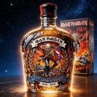Iron Maiden 51st Anniversary Commemorative Whiskey Decanter Eddie The Head Killers Themed Barware Gift