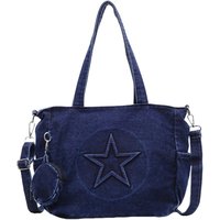 Leisure Vintage Women Tote Bags Denim Large Capacity Messenger Bags Y2k Harajuku Gothic Handbag Daily
