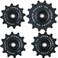 AliExpress NONE 12T+12T 12T+14T Oversized Ceramic/Steel Bearing Jockey Wheel Pulley Set for 10/11Speed Gravel Rear Derailleur