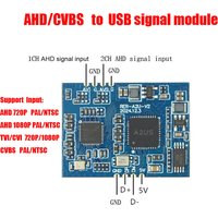 AHD to USB module CVBS S VIDEO to USB signal module HD analog video input conversion USB camera UVC free drive