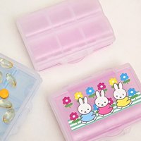 Miffy Cute Medicine Box Travel Portable Packaging Cartoon Anime Pattern Print Dustproof and Moisture-proof Sealed Pill Boxes New