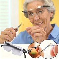1/2pcs Portable Magnifier with Storage Bag,Frameless Design,Free for Reading,Crafts,Sewing,Ideal Choice for Tailors,Enthusiasts.
