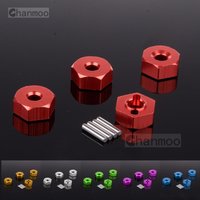 1:10 RC Adapter Wheel Drive Hex 12mm With Pin Screws for HSP 102042 122042 (02134) 1/10 Scale RC Model Car Upgrade Parts