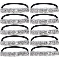 2024 Hot Diamonds Shiny Ponytail Holder Rhinestone Hair Ties Rubber Band Elastic Hair Rope hairband Fashion Hair Accessories