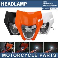 AliExpress JFGRACING 5 LED Headlight Headlamp Lamp Universal for KTM SX SXF XC XCF 125 200 250 300 350 450 Dirt Pit Bike Motorcycle Accessories