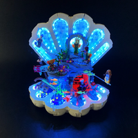 LED Light Compatible For The Little Mermaid Royal 43225 Building Blocks Remote Control Lamp (Not Include Building Blocks) Gift