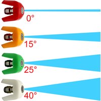 All Directions Spray Nozzle For High Pressure Washer 1/4 Quick Connection For Wash Gun Car Accessory