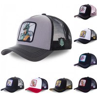 Anime Saint Seiya Cotton Baseball Cap Adjustable Men Women Hip Hop Mesh Trucker Mesh Summer Sun Shading Breathability Cap Hat