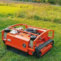 Doorstep Delivery High Power Multi Function Remote Control Crawler Lawn Mower For Grass Cutting