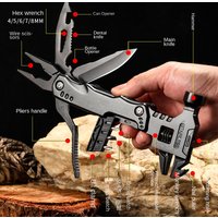 Multifunktionale Zange Multitool Klaue Hammer Edelstahl Werkzeug Mit Nylon Mantel Für Outdoor Survival Camping Jagd Wandern
