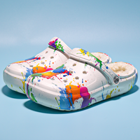 Women's winter warm clogs, fashionable and casual style, can be worn indoors or outdoors 666